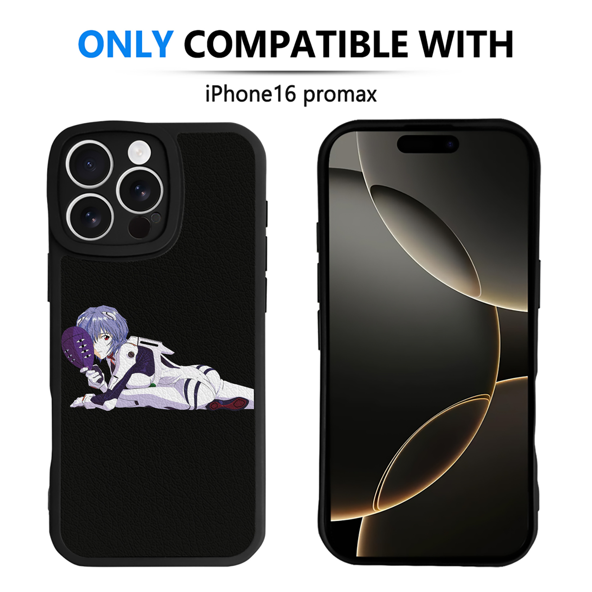 （画像用） EVA 新世紀エヴァンゲリオン 【iPhone 16シリーズ対応】シリコンスマホケース（レザー調） 材質：シリコン